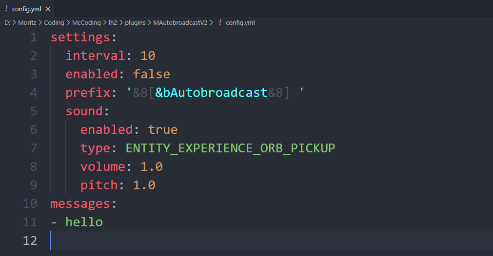 MAutoBroadcastV2